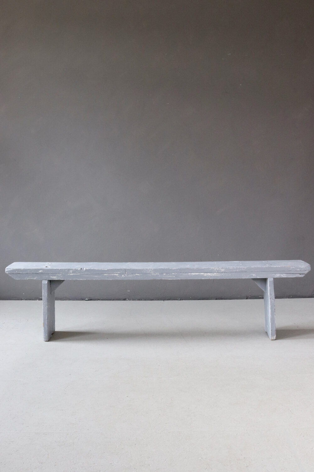 Ancient grey farmhouse bench, 200 cm