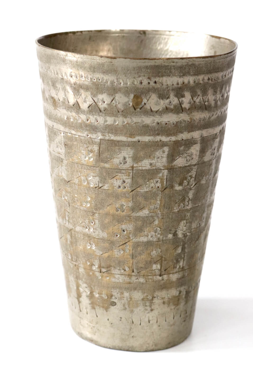 Brass lassi cup antique L