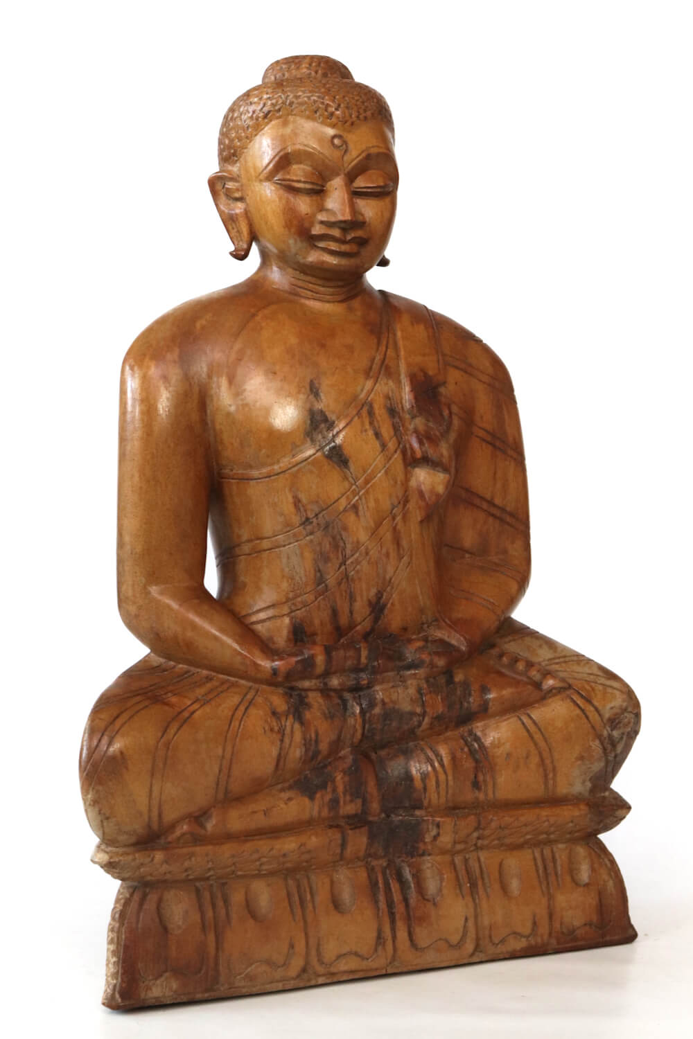 Vintage Buddha Statue Holz