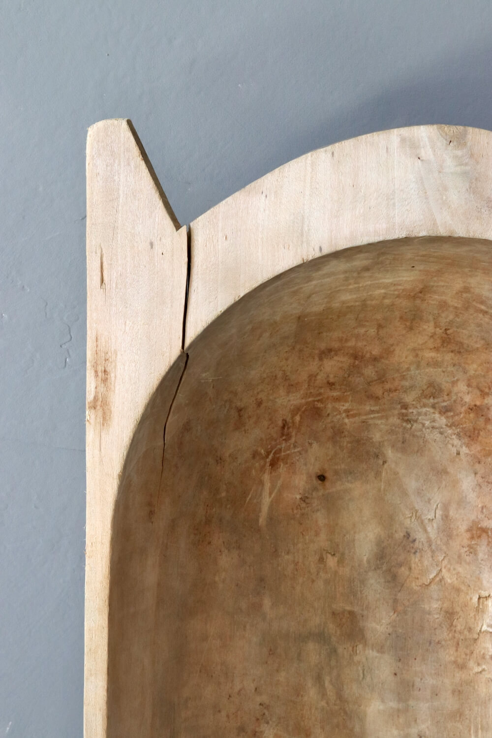 Großer alter Holztrog, 73x36x14