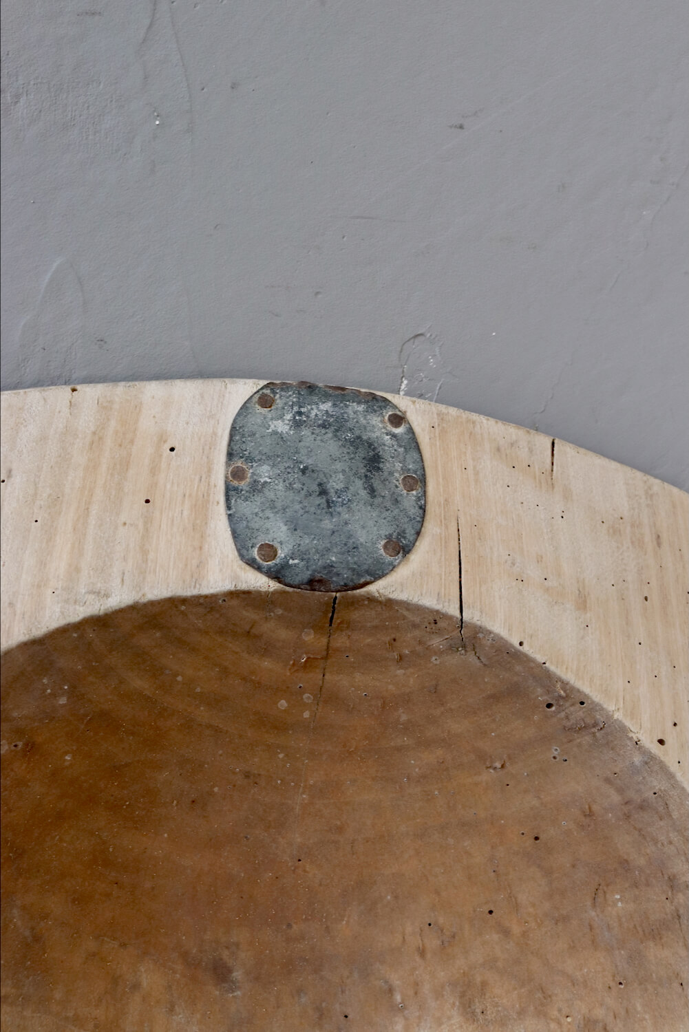 Teigmulde antik 9x50x25