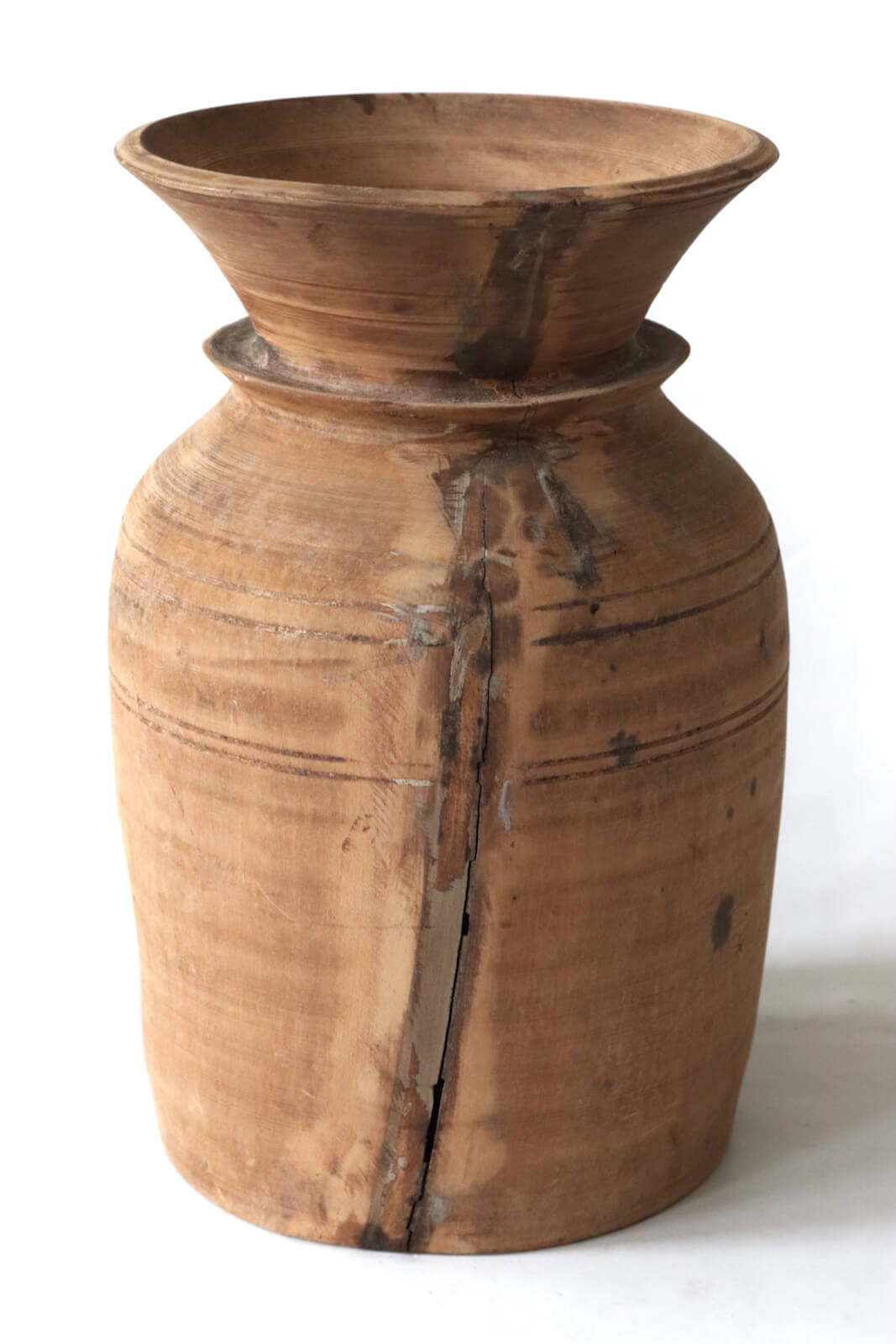Wooden pot Nepal, 29xø19