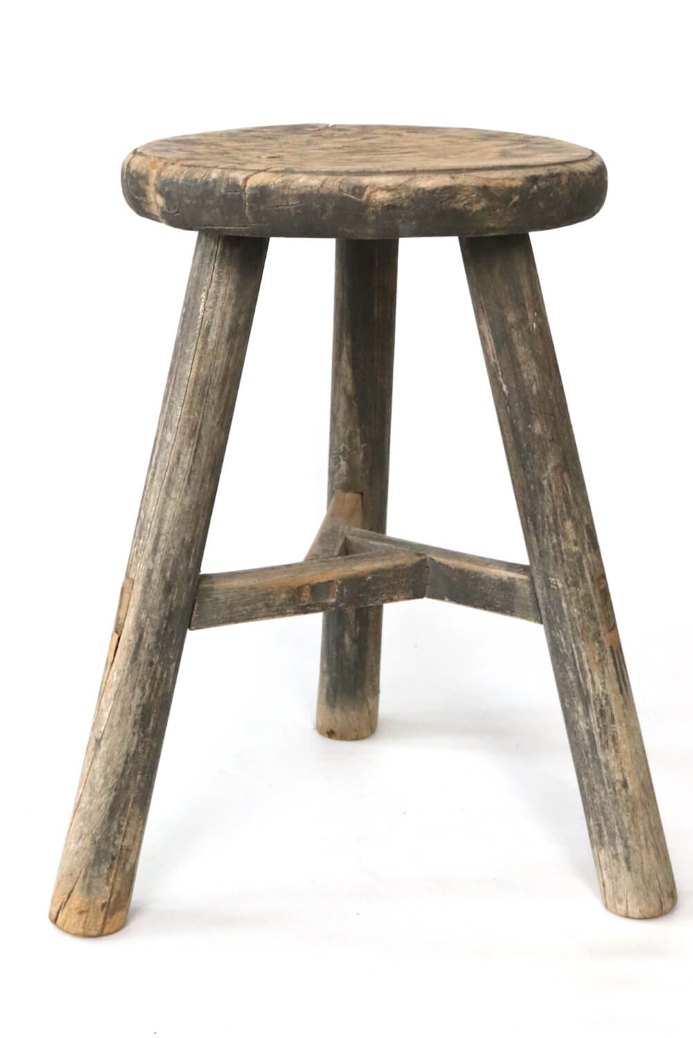 Round Chinese wooden stool