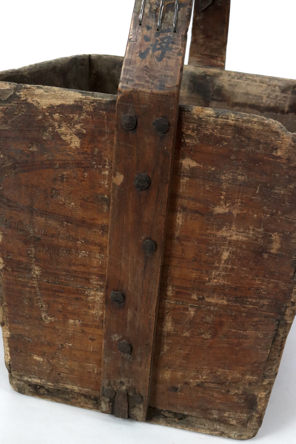 Korb aus Holz  antik China 65x38x38