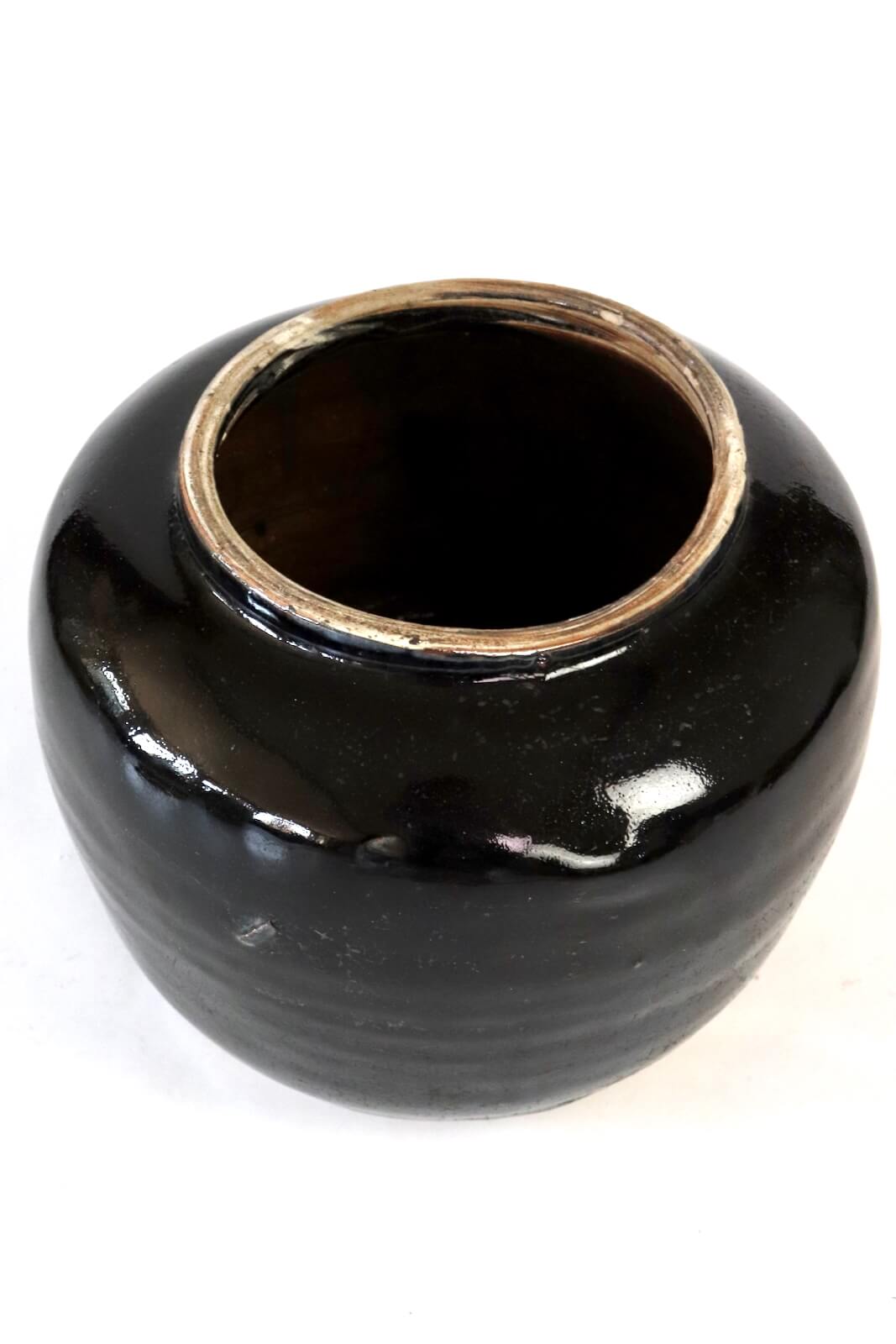 Alte Keramik Vase China, 19xØ22 Alte Keramik Vase China, 19xØ22