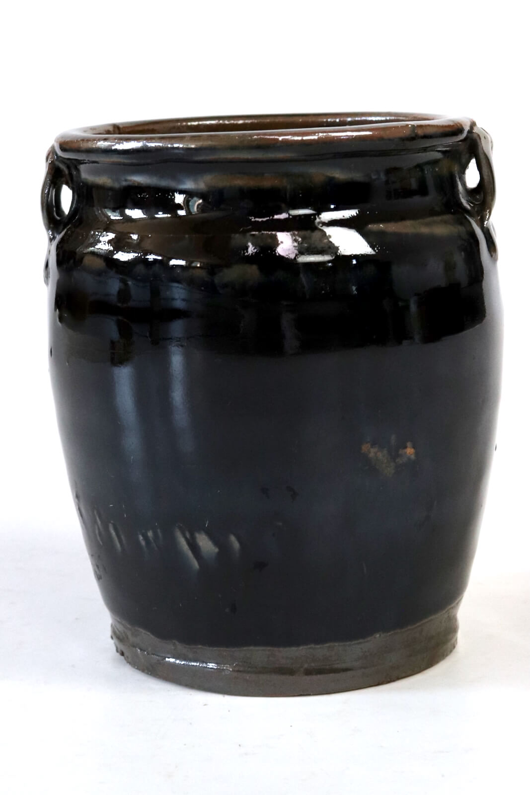 Flowerpot ceramic antique black, 15xø13 Flowerpot ceramic antique black, 15xø13