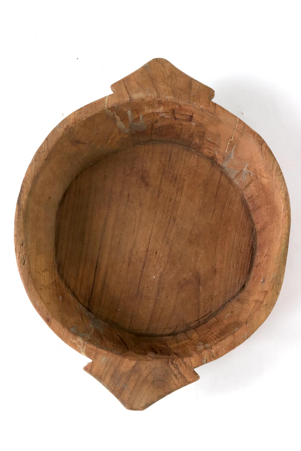 antique rustic wooden bowl