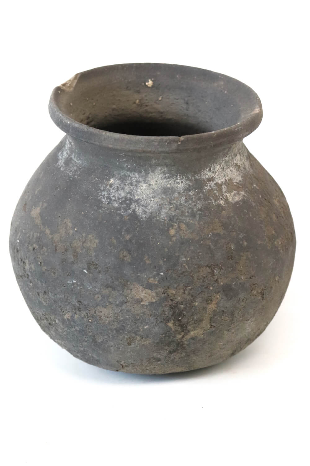 Clay vase antique India, 15xø16