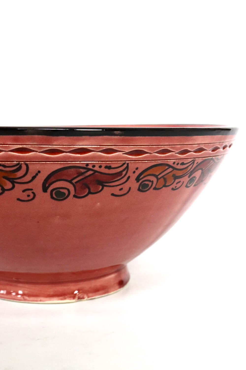 Keramikschüssel rot Marokko ø 26 cm