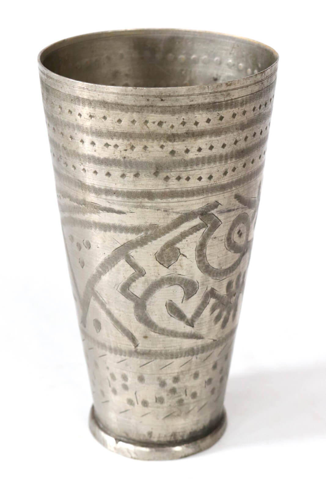 Antique brass lassi cup XL