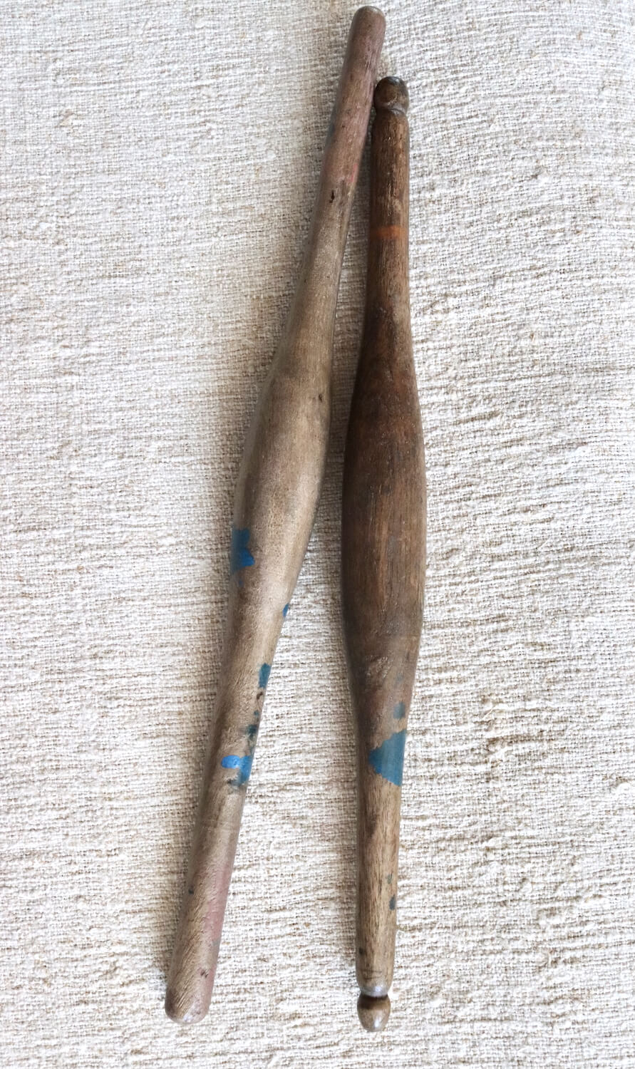 Holzrolle antik Indien 