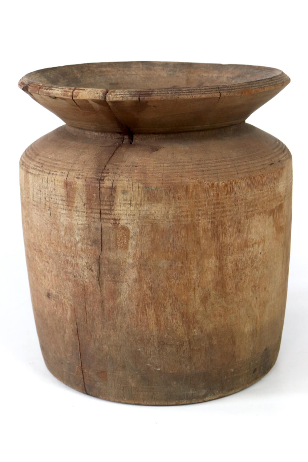 Antique wooden neck pot Nepal