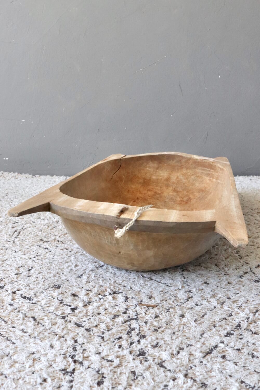 Großer alter Holztrog, 73x36x14