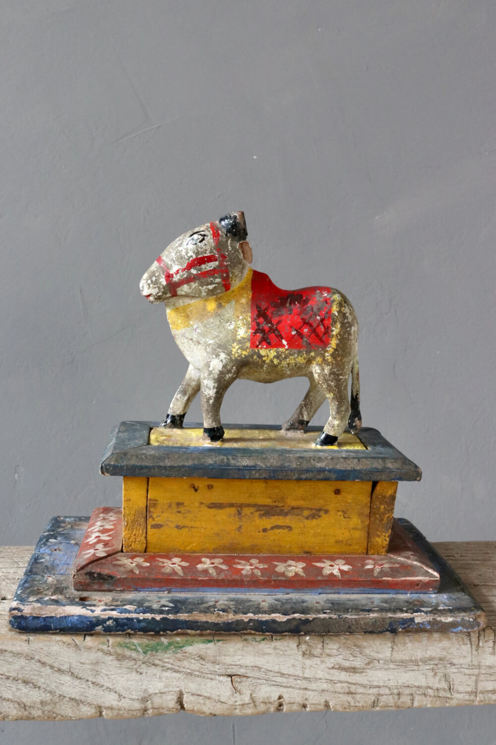 Vintage Nandi aus Holz 