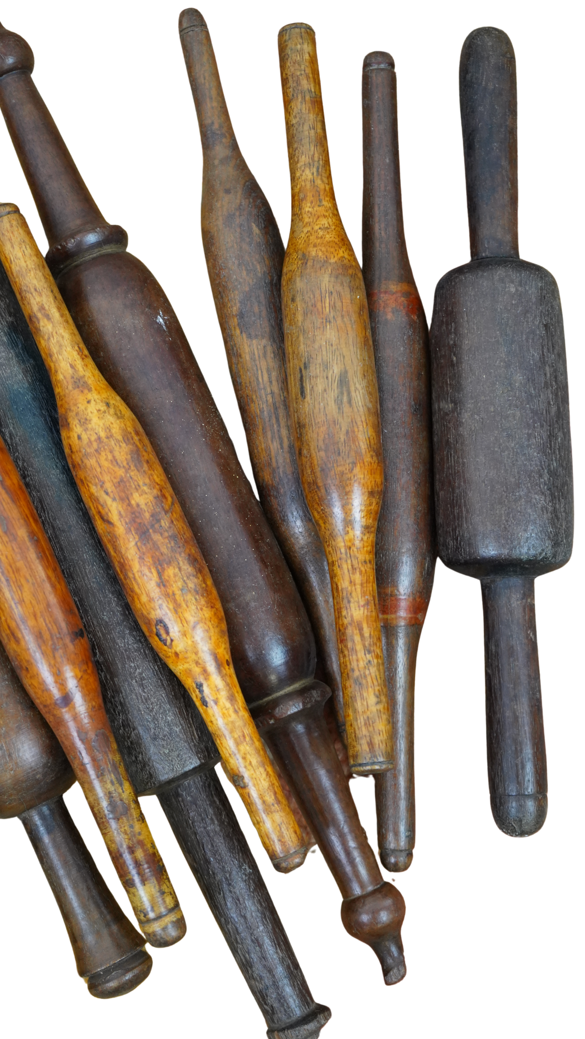 Altes Nudelholz aus Holz - historisch