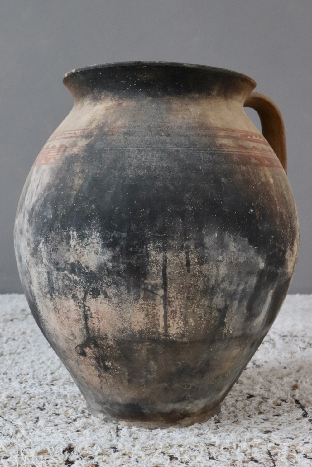 Antique terracotta jar