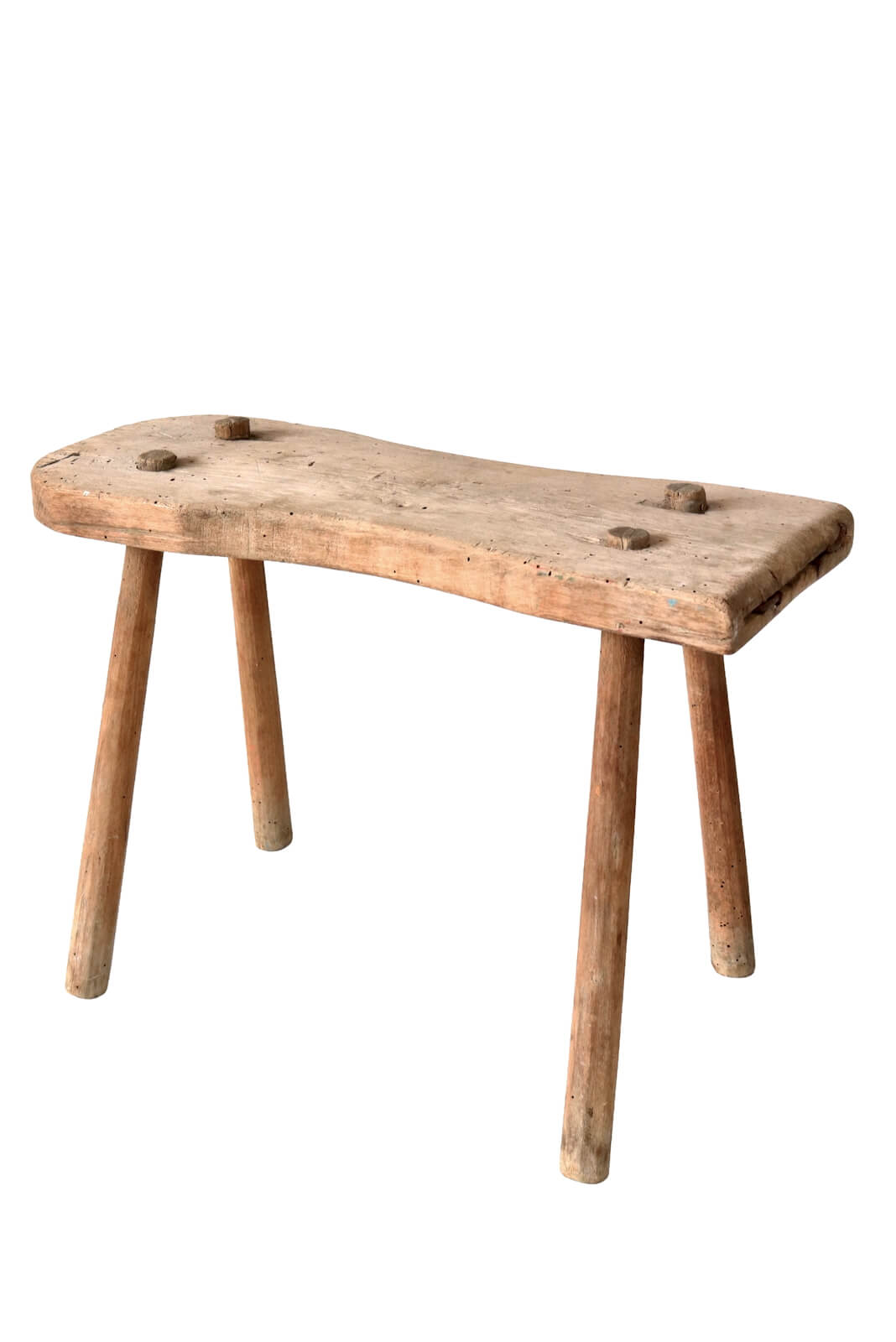 Old wooden stool rustic