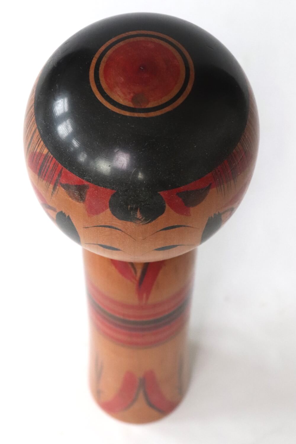 Japanese vintge wooden doll, 37 cm