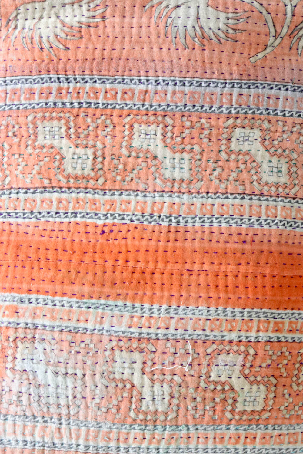 Buntes Boho Vintage Kissen Baumwolle, 40x60
