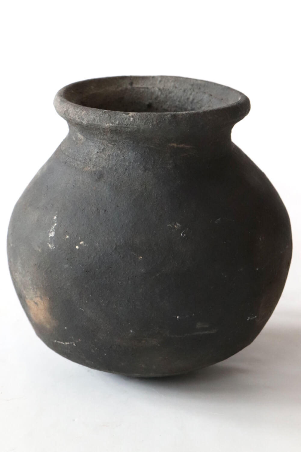 Vase aus Ton antik, Indien 15xØ16