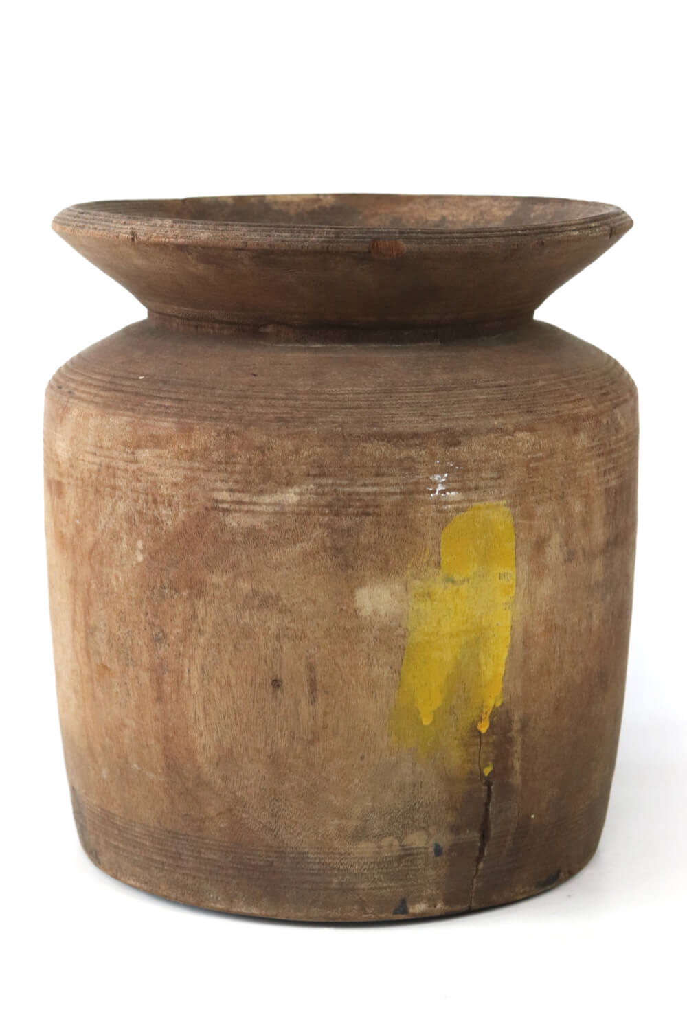 Antique wooden neck pot Nepal