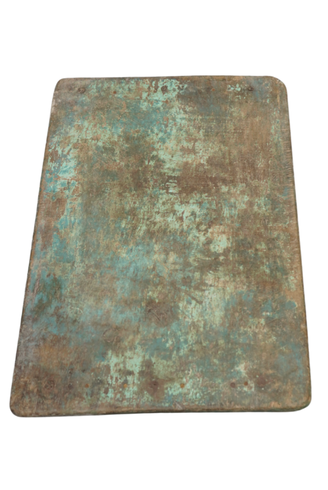 indisches Holztablett mit antiker Patina