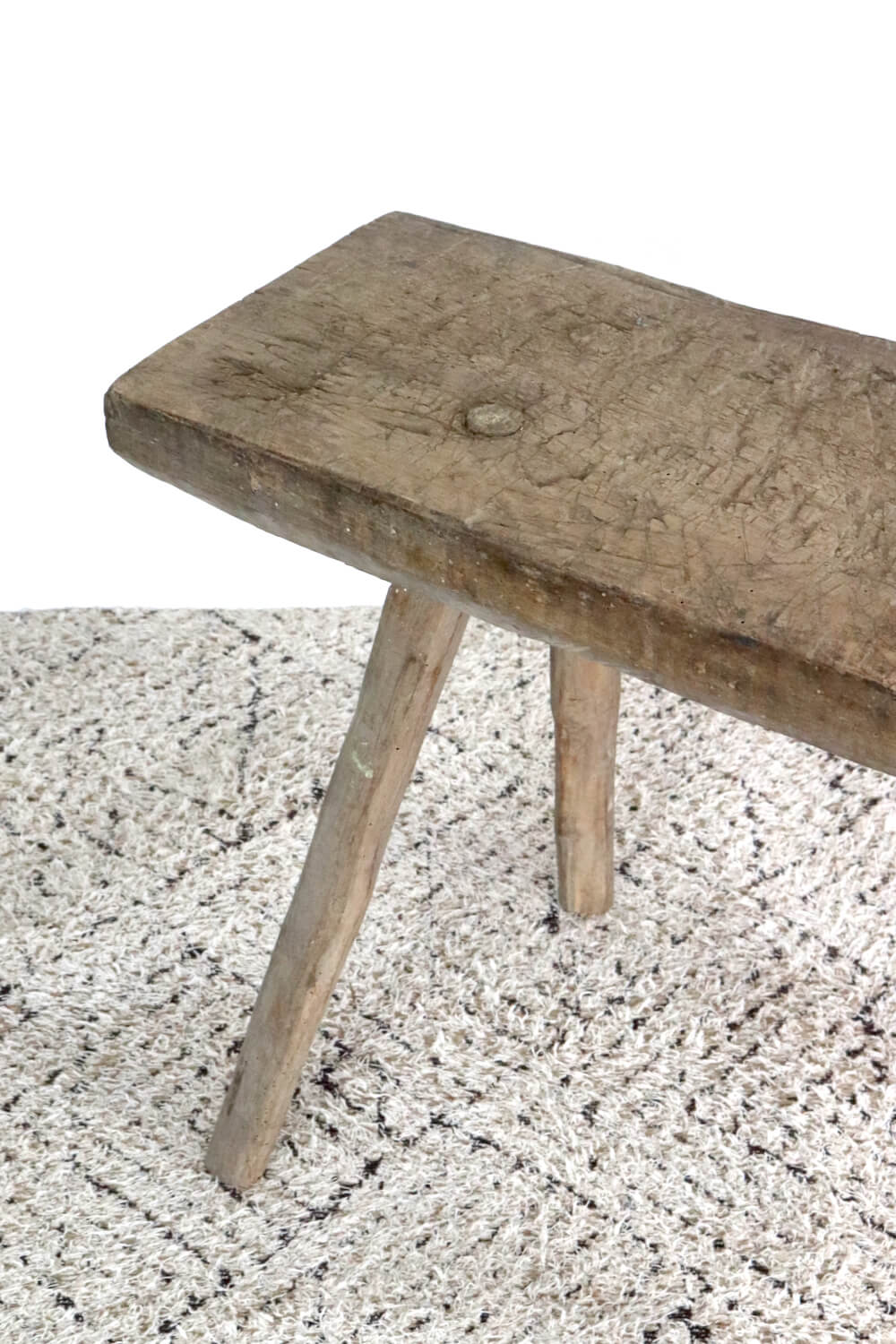 holz bank schlachtbank antik