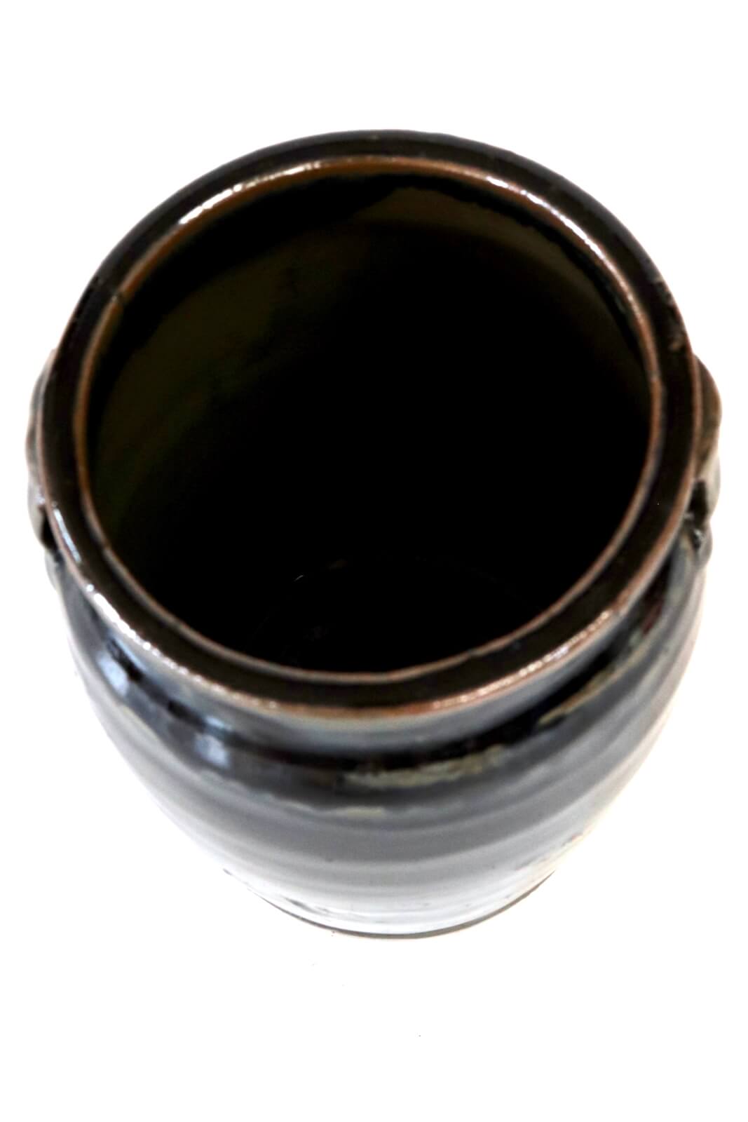 Flowerpot ceramic antique black, 15xø13 Flowerpot ceramic antique black, 15xø13