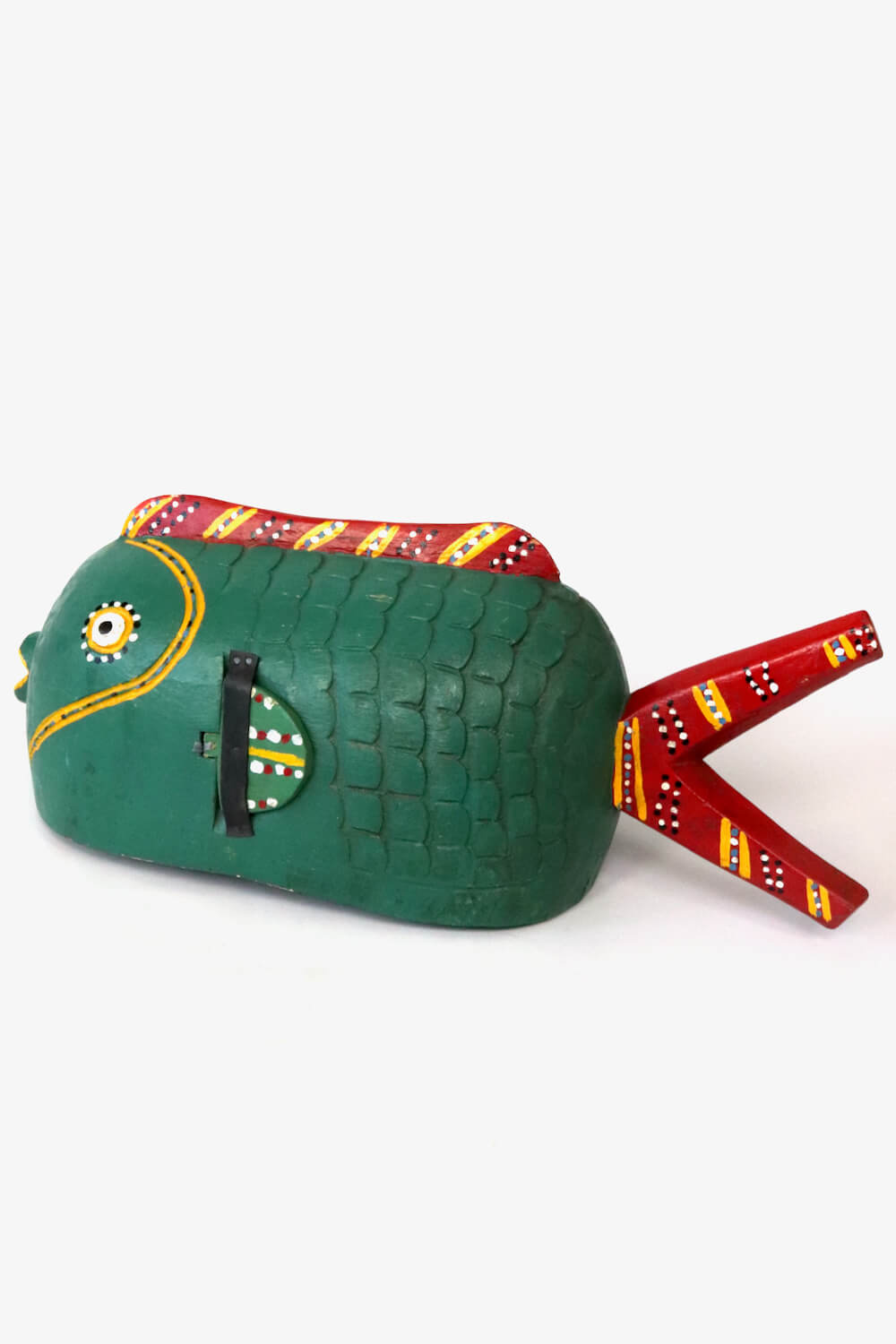 Dicker  Bozo Fisch grün 55 cm