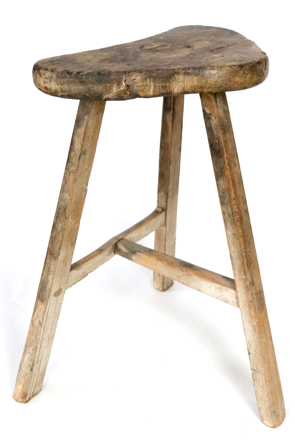 Vintage wooden stool from China