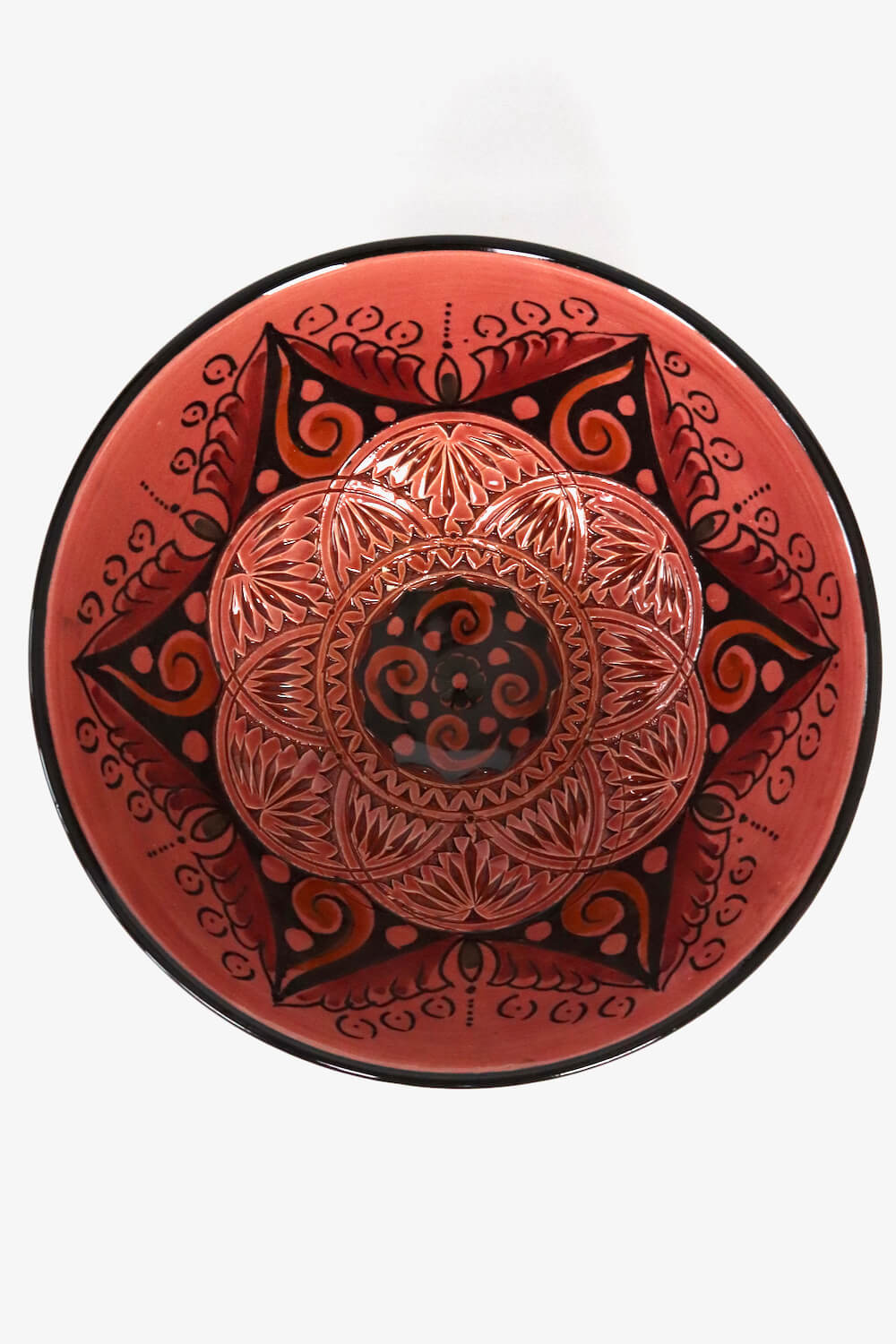 Keramikschüssel rot Marokko ø 26 cm Keramikschüssel rot Marokko ø 26 cm