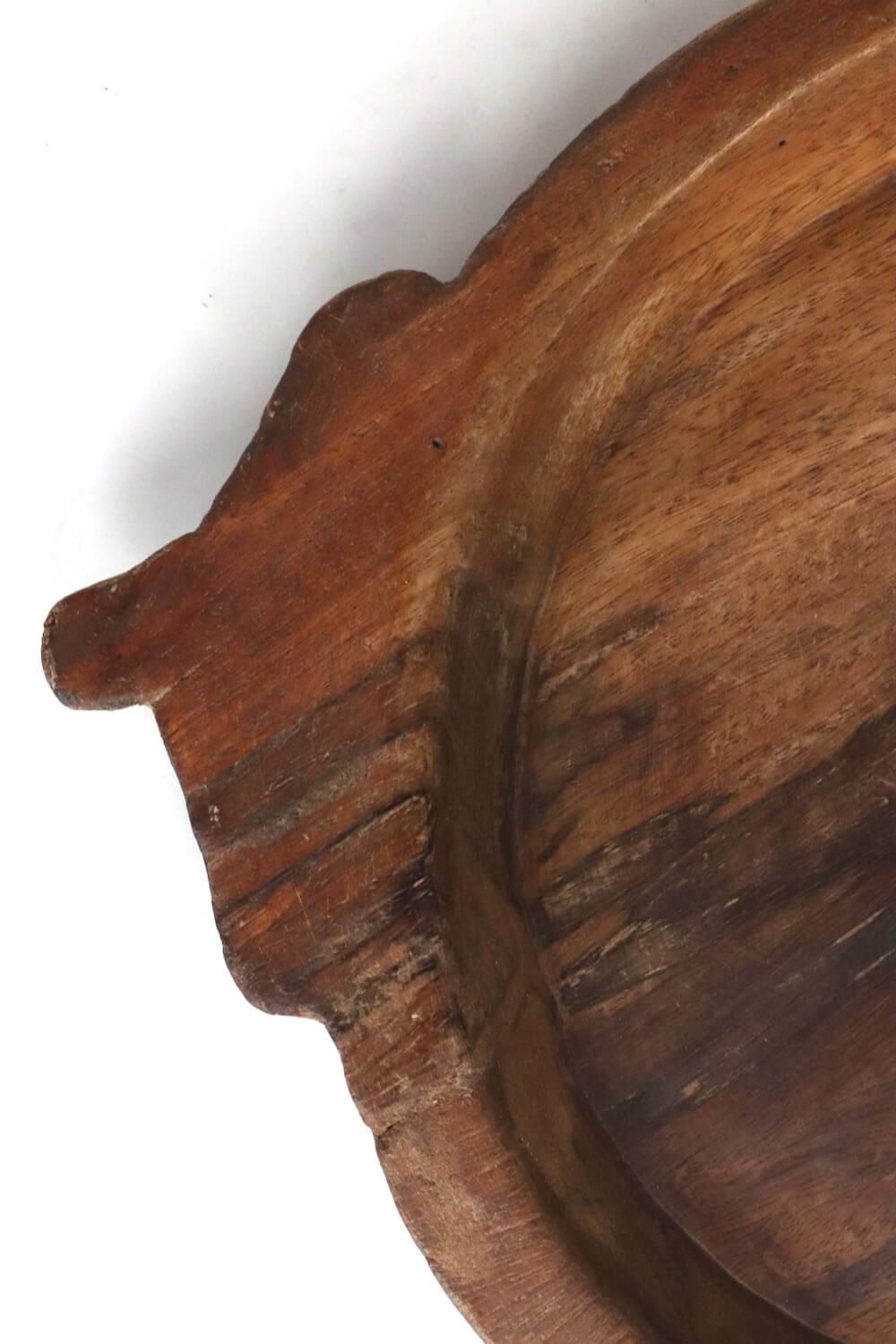 Große Holzschale mit Ohren Indien Ø 37 cm