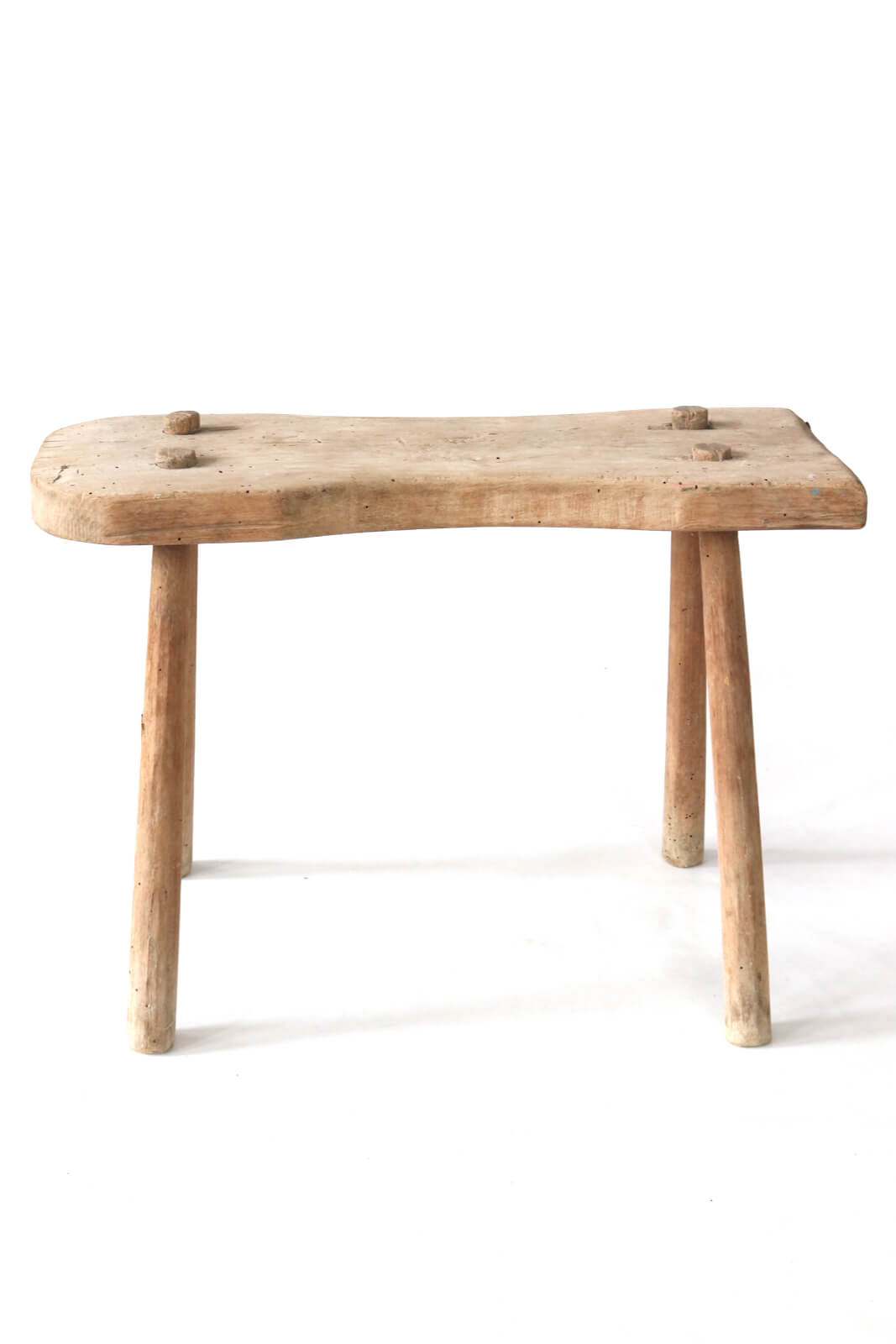 Old wooden stool rustic
