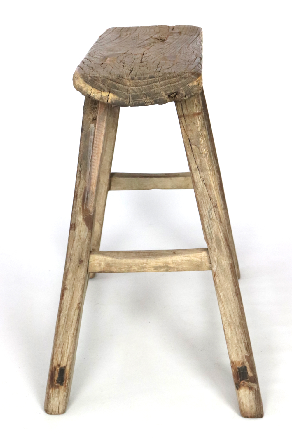 Rustic wooden stool China 