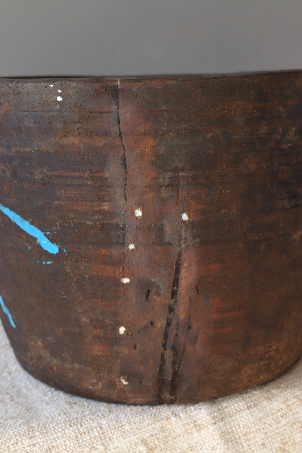 Holzschale antik Nepal 14xø22 Holzschale antik Nepal 14xø22