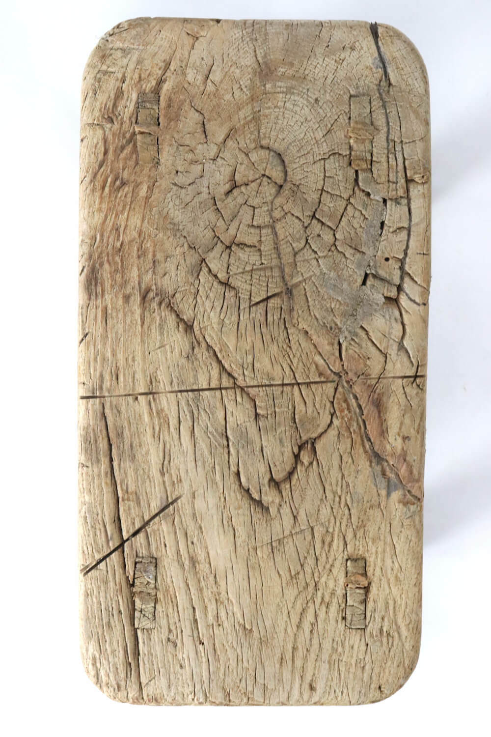 Arbeitshocker aus Holz China antik