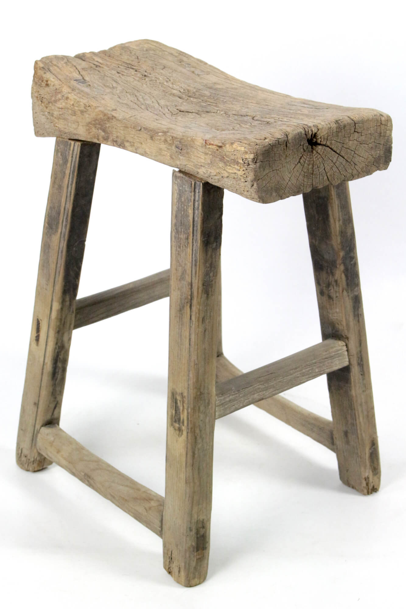 Chinesischer Hocker antik, Sattelform
