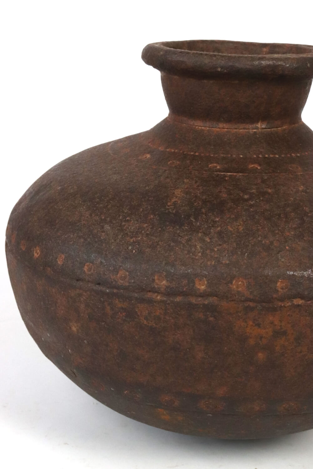 Vintage metal jar India