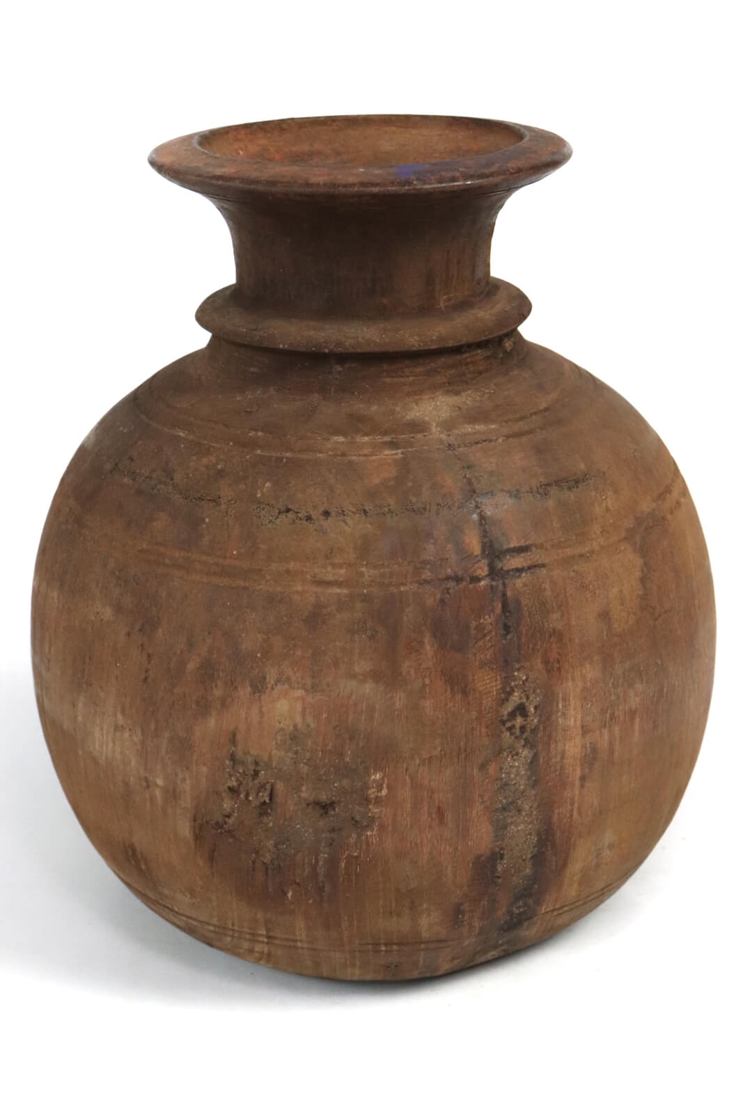 Holzvase antik, 30xø26 Holzvase antik, 30xø26