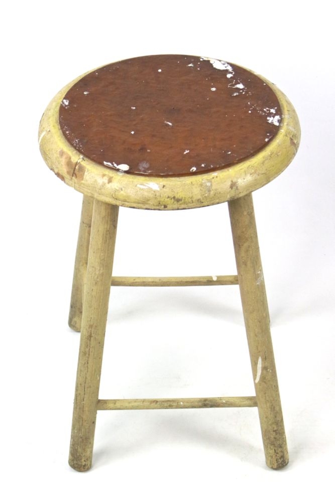 Vintage industrial stool Alter Werkstatthocker 70er Jahre