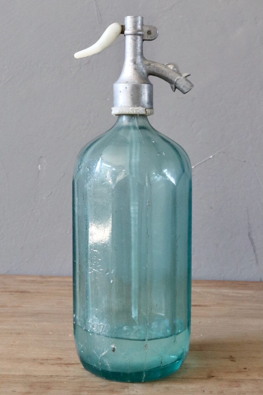 Ancient soda bottle turquoise Ancient soda bottle turquoise