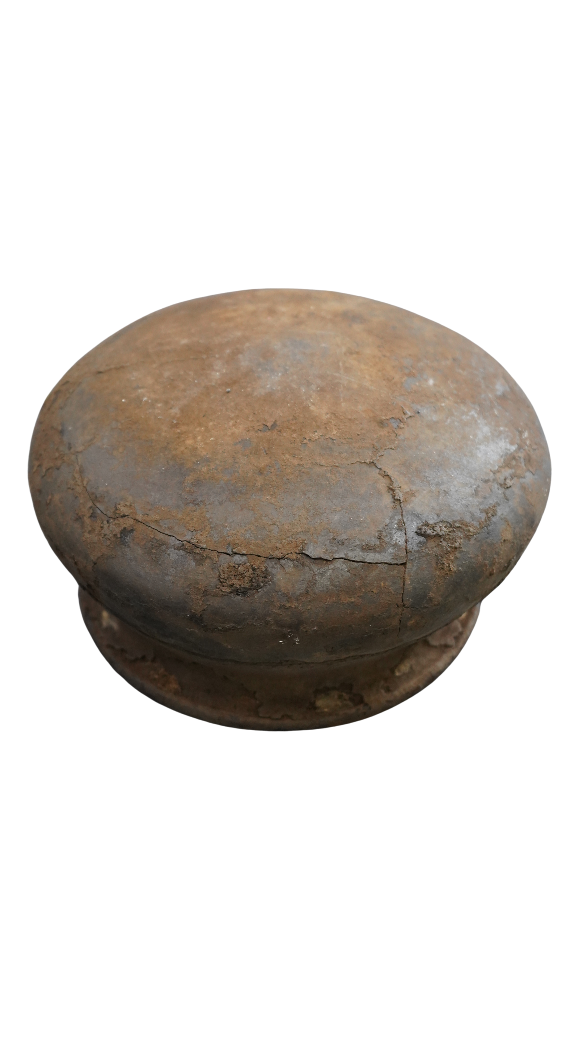 Rustikales Vintage-Tongefäß mit außergewöhnlicher Patina
