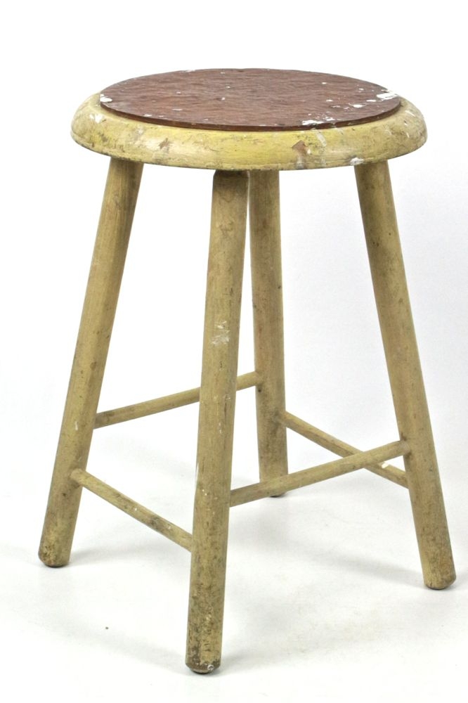 Vintage Stool Industrial Design Alter Werkstatthocker 70er Jahre