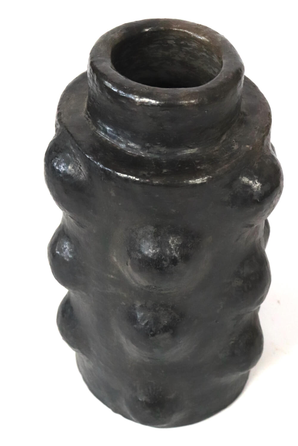 Sejnane Vase Keramik schwarz 30xø20