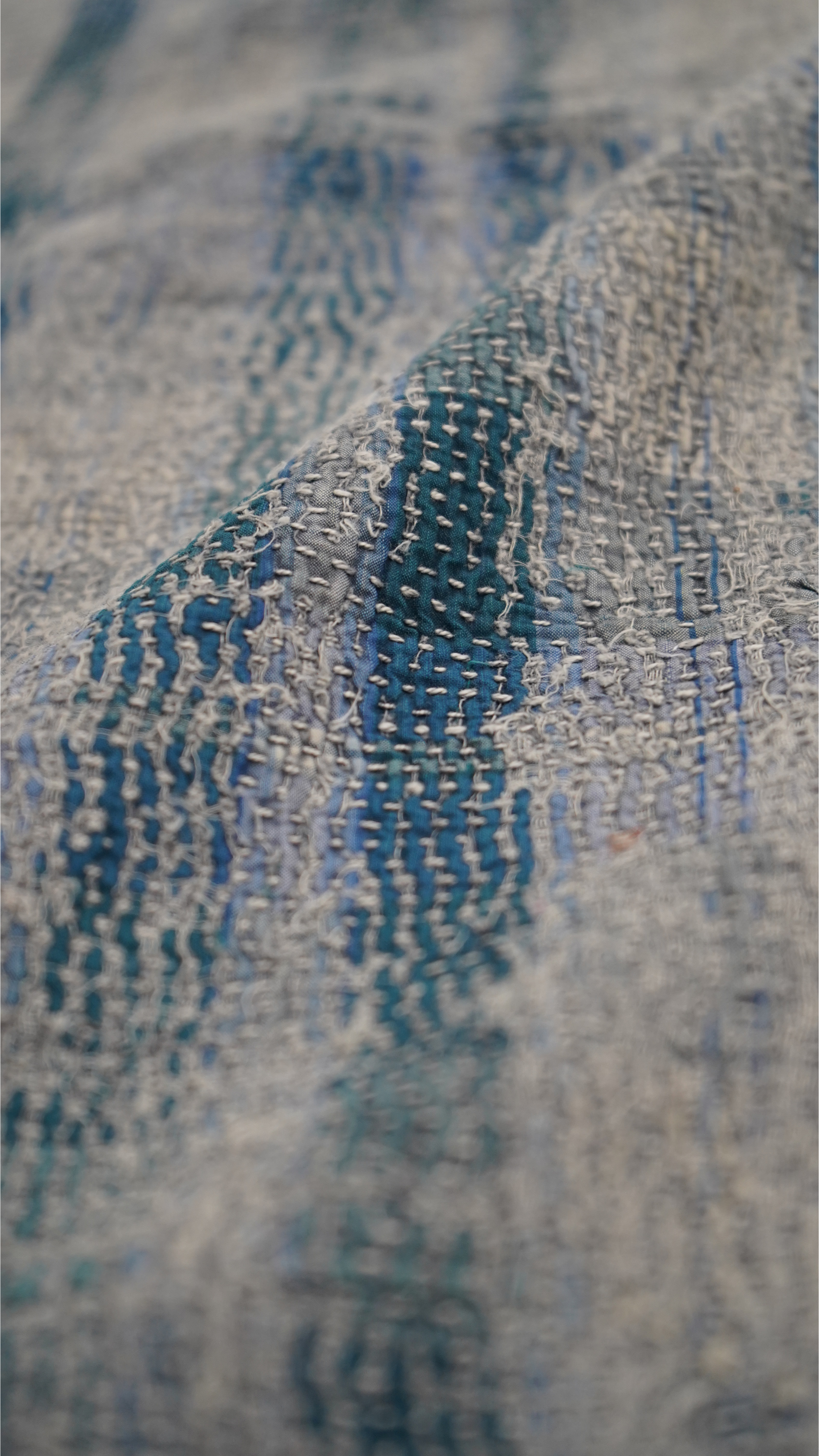 Vintage Flickendecke Baumwolle