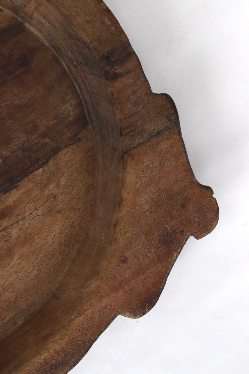 Große Holzschale mit Ohren Indien Ø 37 cm