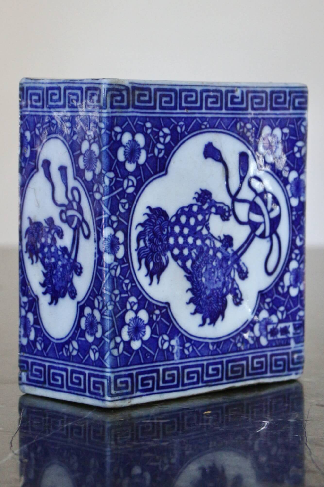 Antique opium pillow from China 