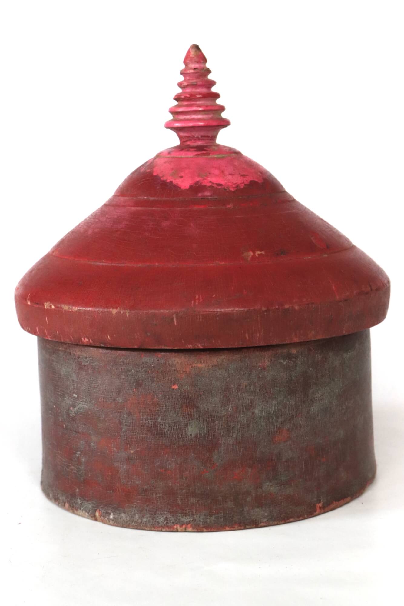 Vintage Tikka-Dose mit Deckel Indien 20xø17 Vintage Tikka-Dose mit Deckel Indien 20xø17