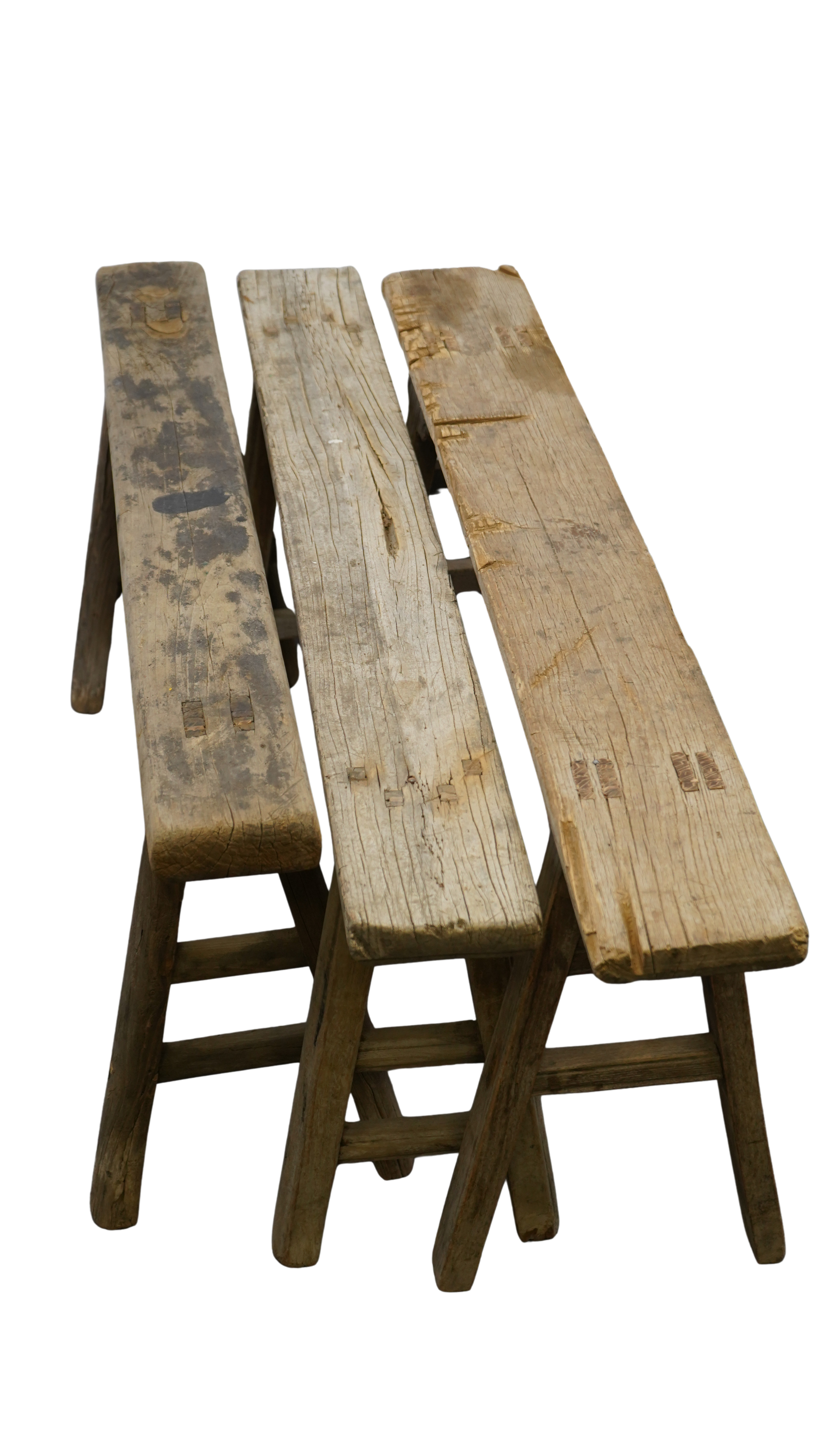 chinesische Holzbank 120 cm Massivholz