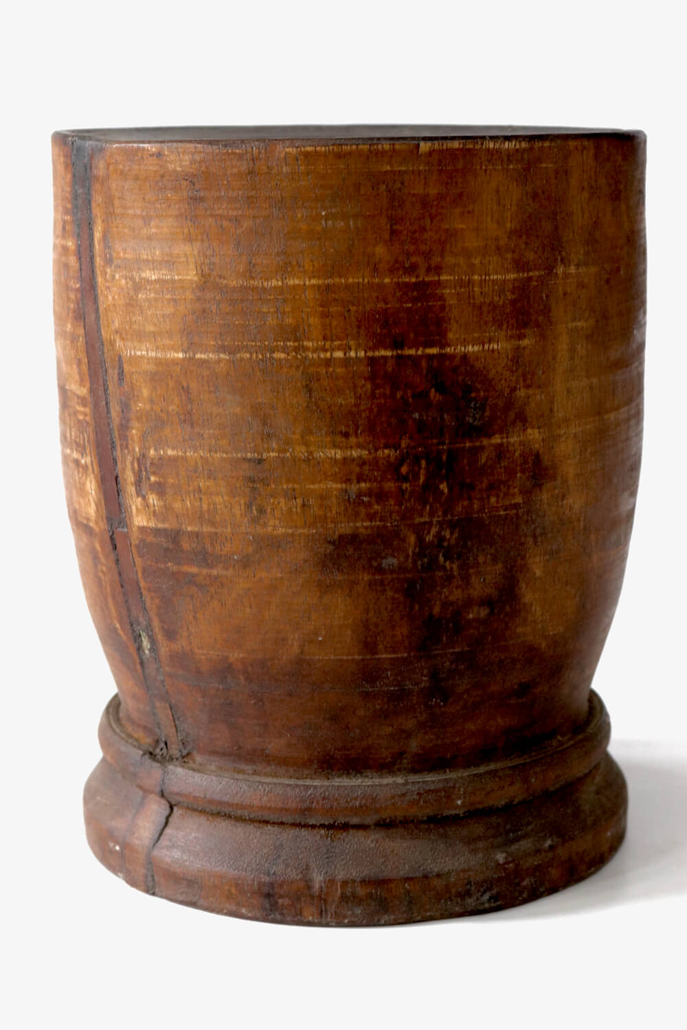 Antique wooden mortar   